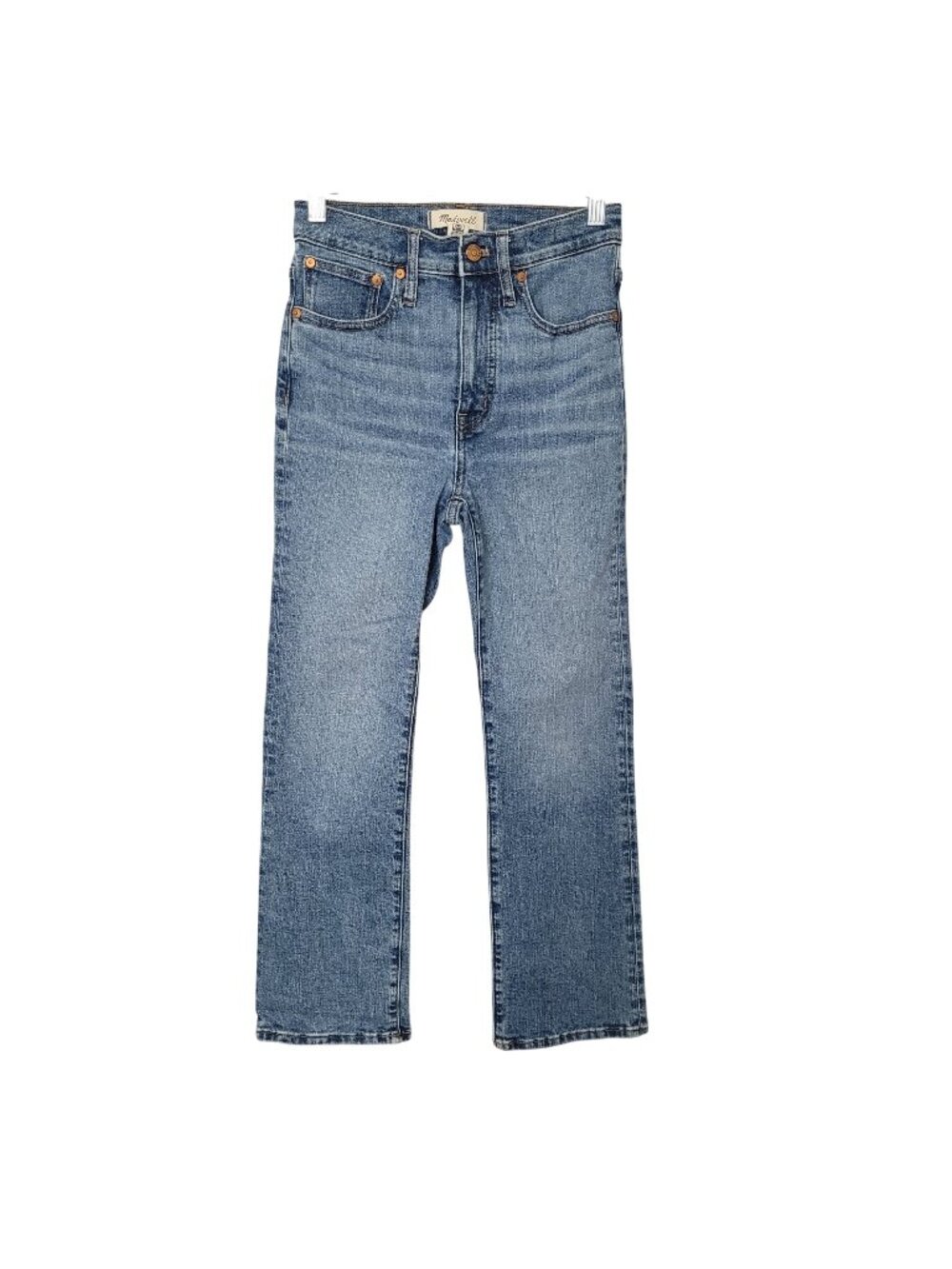 Madewell Cali Demi-Boot Jeans in Glenside Wash Womens Size 24 Denim